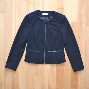Calvin Klein Zippered Blazer Suit Jacket